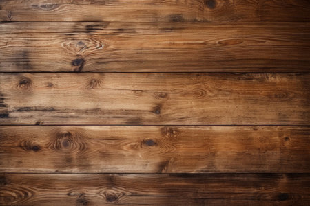 Timber wooden wall texture and background with copy space. Generative ai.の素材