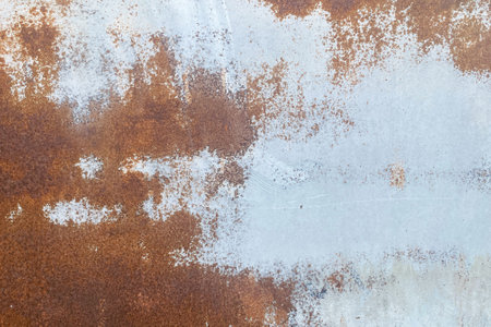 Old rusty and stain grungy wall texture and backgroundの写真素材