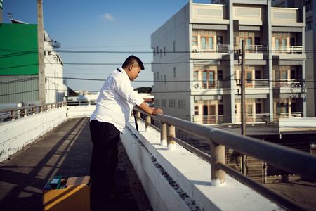 Unemployed employee feel stressed and depressedの写真素材