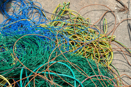 electric cable wire scrap recycling for copper