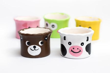 Fancy potsの写真素材