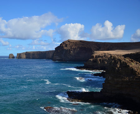 Northwest littoral of Gran Canaria, coast of Galdar, Canary Islands, Spain