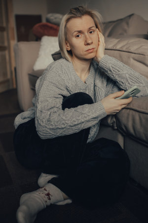 stop the war. Pray for Ukraine. we are available to Ukraine. Ukrainian frightened woman reads war...