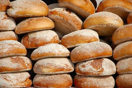 Fresh traditional breadの写真素材