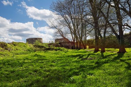 Medieval ruinsの写真素材