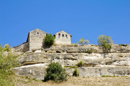 Ancient cave towns of Crimea Chufut-Kaleの写真素材