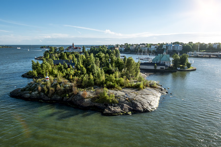 Suomenlinna Maritime fortress on the Islands in the harbour of Helsinki.Finland.のeditorial素材