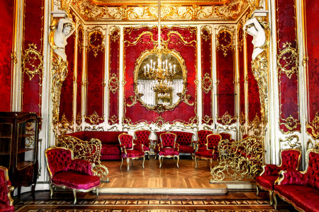 17 April 2016. Saint-Petersburg.The boudoir of Empress Maria Alexandrovna,wife of Emperor Alexander...
