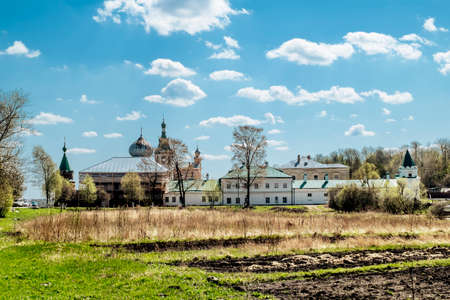 02 may 2016. Staraya Ladoga.Men's St. Nicholas monastery in Staraya Ladoga.Russia.の写真素材
