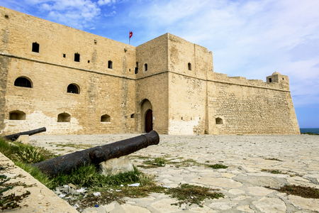 Mahdia.Tunisia.May 23, 2017.The fortress of Borj El Kebir in Mahdia.のeditorial素材