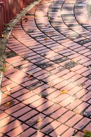 Brick pathwayの写真素材