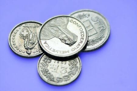 Swiss francsの写真素材