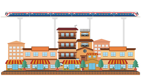 Building Landmarks and travel place,temple,backgroundのイラスト素材