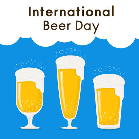 Oktoberfest or international beer. vector illustrationのイラスト素材