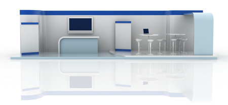 Exhibition trade booth