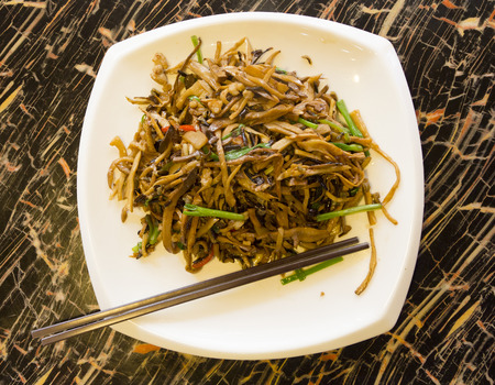 Bamboo food recipe in Chinaの写真素材