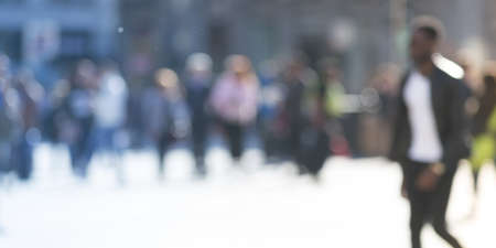 People walking outdoor in the street, urban conceptsの写真素材