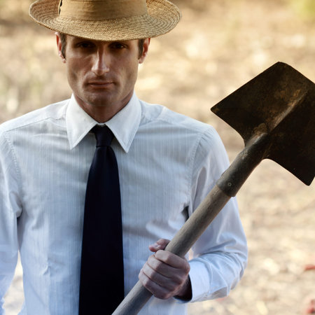 Business and natural life conceptsの写真素材