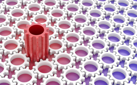 Leadership, business and teamwork conceptsの写真素材