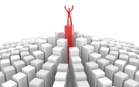 Original three dimensional background, business and financial conceptsの写真素材