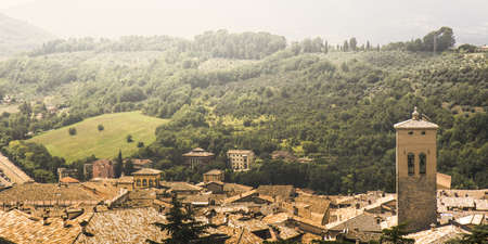 Typical old town in central Italyの写真素材