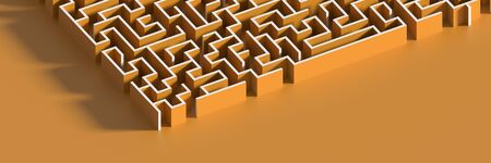 Maze background, risk and solution illustration conceptsの写真素材