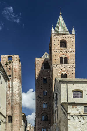 Typical old town in central Italyの写真素材
