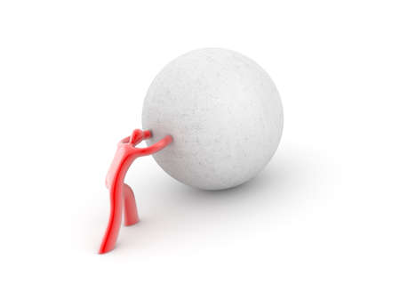 Business conceptual illustration, success and strenghtの写真素材