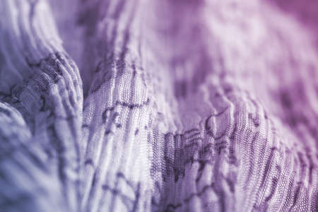 Silk fabric close up background, fashion industry photoの写真素材