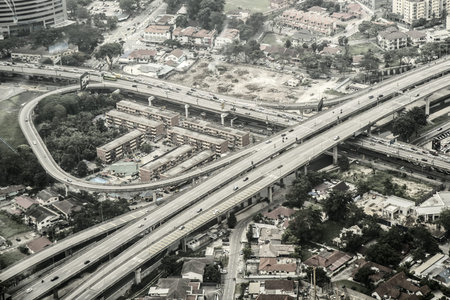 Kuala Lumpur aerial view, Malaysia