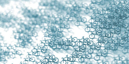 Bike 3d illustration, original 3d renderingの写真素材