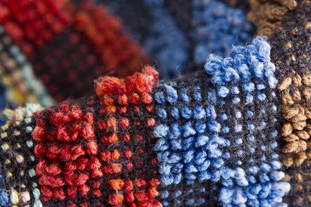 Textile and fabric industry background