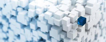 Leadership concept, original three dimensional backgroundの写真素材