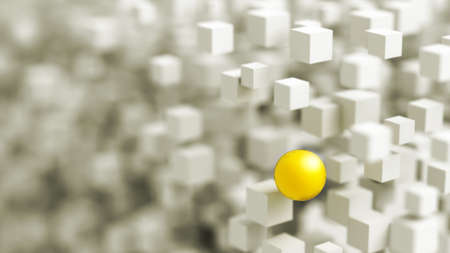 Leadership concept, original three dimensional backgroundの写真素材