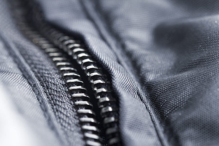 Jacket with zipper detail, fashion industry concepts