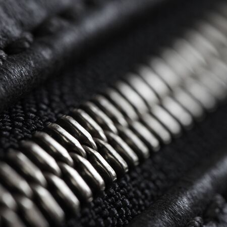 Jacket with zipper detail, fashion industry conceptsの写真素材