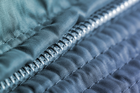 Jacket with zipper detail, fashion industry conceptsの写真素材