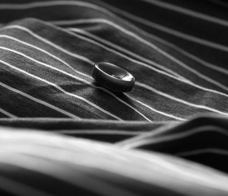 Elegant cotton shirt macro photo, textile industry background