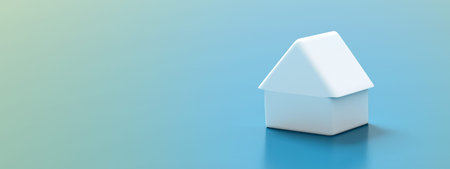 Home and property concepts, 3d backgroundの写真素材