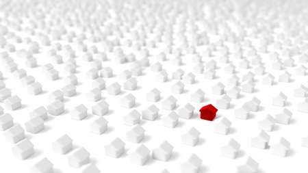 Home and property concepts, 3d backgroundの写真素材