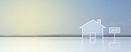 Home and property concepts, 3d backgroundの写真素材