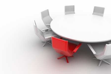 Leadership and business concepts, original three dimensional conceptの写真素材