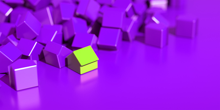 Home and energy efficiency illustration conceptsの写真素材