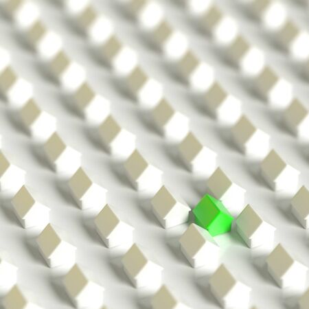 Home and energy efficiency illustration conceptsの写真素材