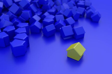 Home and energy efficiency illustration conceptsの写真素材