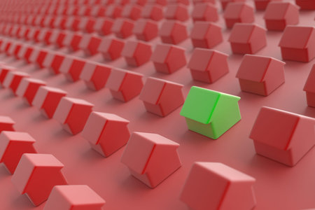 Home and energy efficiency illustration concepts