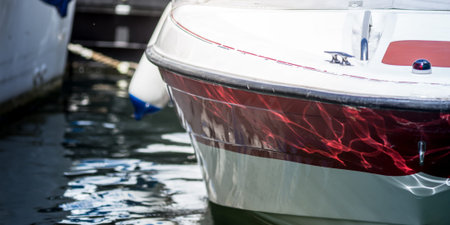 Boat and sailing sport background
