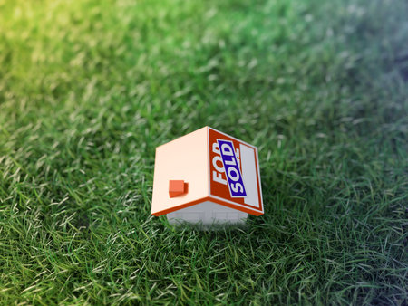 Real Estate and property background, original 3d rendering