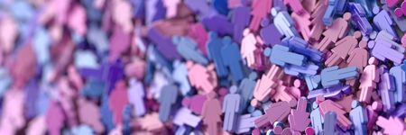 Conceptual 3d rendering about relationships and teamworksの写真素材