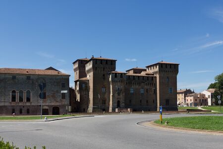 Sunny day in the famous town of Mantua, in the north of Italyのeditorial素材
